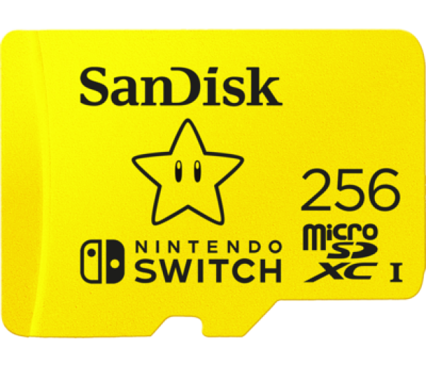 Sandisk 256GB microSDXC 100MB/s A1 V30 Nintendo Switch - 581874 - zdjęcie